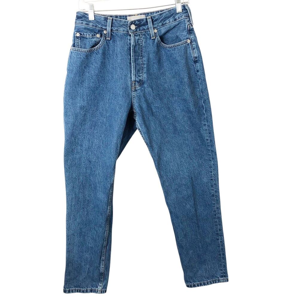 Everlane Women's The Curvy '90s Cheeky Straight Button-Fly Jeans Size 29